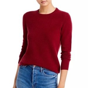 C by Bloomingdale's Cashmere Sweater Red XS